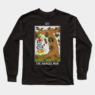 Hanged Man - Mystical Medleys - Vintage Cartoon Tarot Long Sleeve T-Shirt